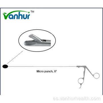 Pinzas de punzón de 0 grados para endoscopia transforaminal lumbar